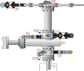 molybdenum crucible in furnace